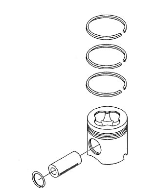 Guascor SFGLD560 Piston Kit